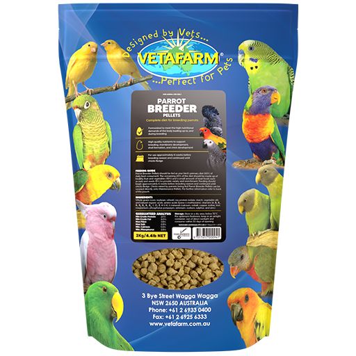 Vetafarm Breeder Parrot Pellets 10kg