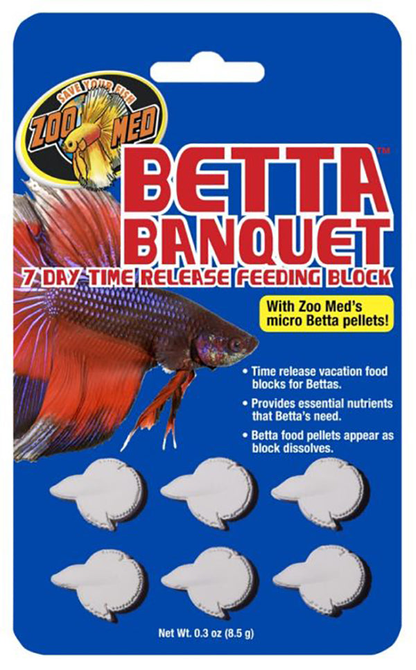 Zoo Med Betta Banquet Vacation Food