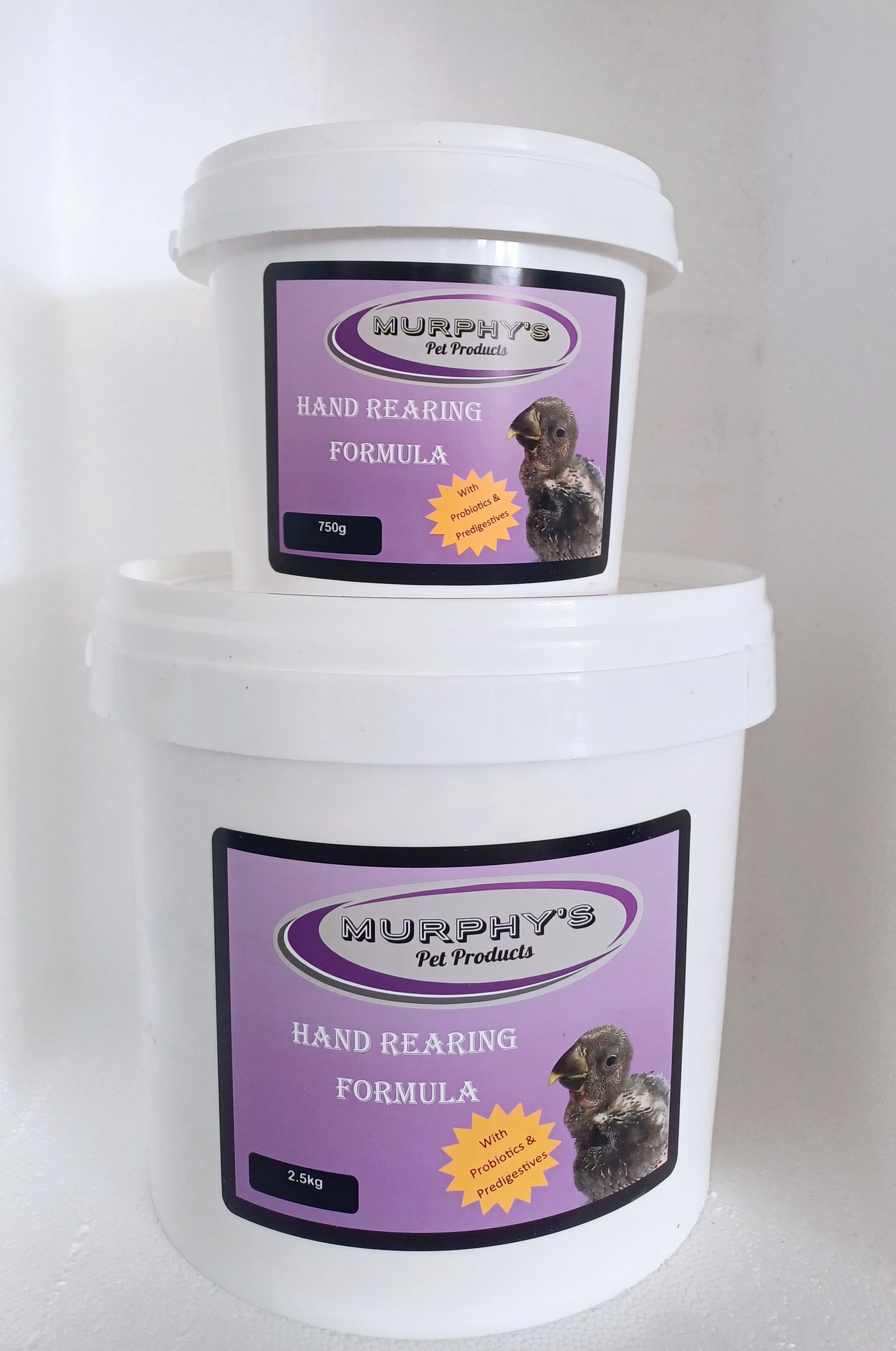 Murphys Hand Rearing Formula 750g- Bucket