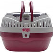 Living World Small Animal Carrier Large Burgundy/grey