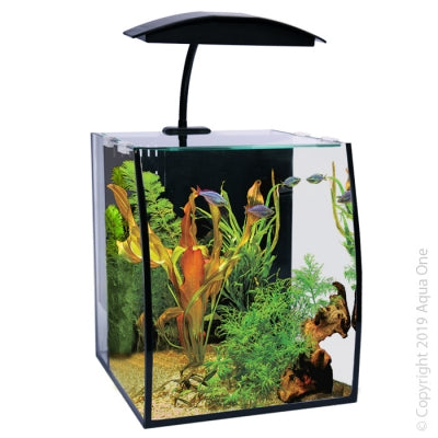 Aquaone Arc 160 Glass Aquarium 16l 25x28x30