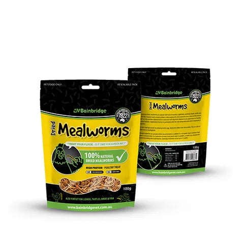 Dried Mealworms 100g Bainbridge