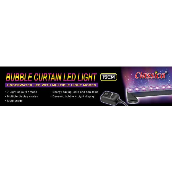 Classica Bubble Curtain LED Aquarium Light 15cm