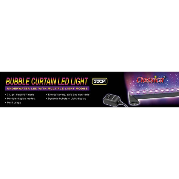 Classica Bubble Curtain Underwater Led Light - 30cm