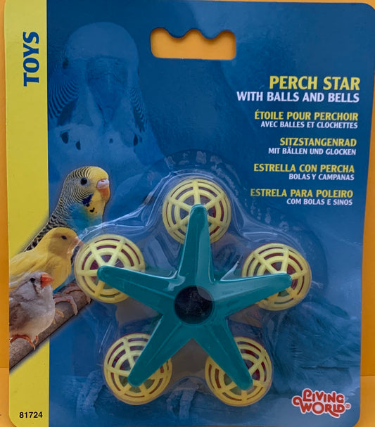 Perch Star With Balls & Bells